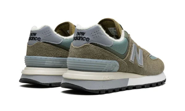 New Balance 574 "Stone Island - Steel Blue" – Men's Classic Running Sneakers - Image 3